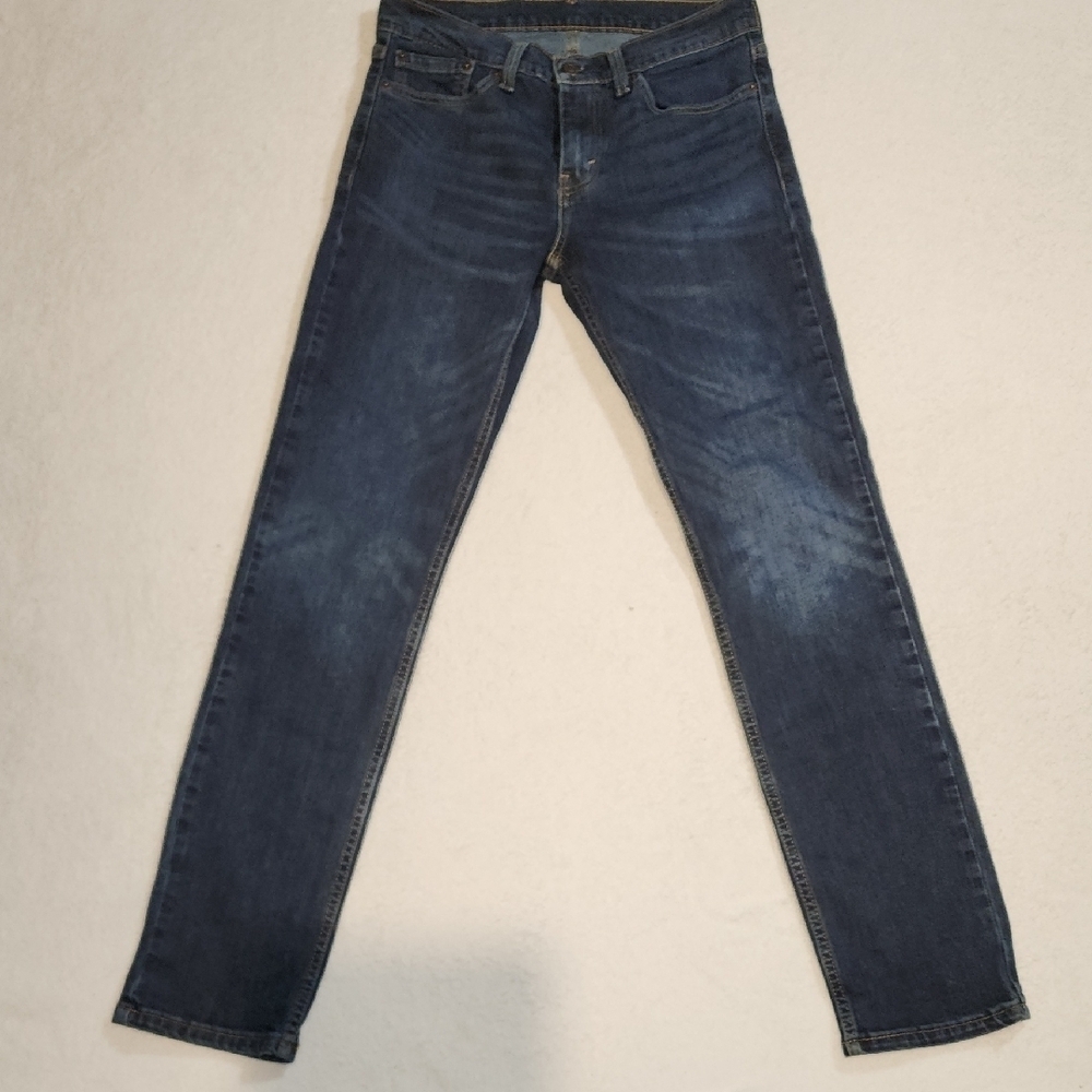Levi's Dark Blue Straight Jeans